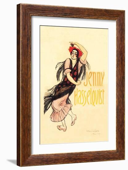 Jenny Hasselquist, c.1920-Th?ophile Alexandre Steinlen-Framed Art Print