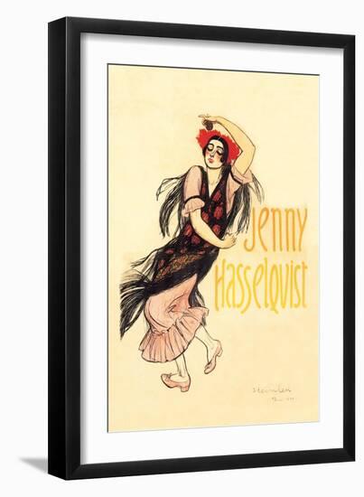 Jenny Hasselquist, c.1920-Th?ophile Alexandre Steinlen-Framed Art Print