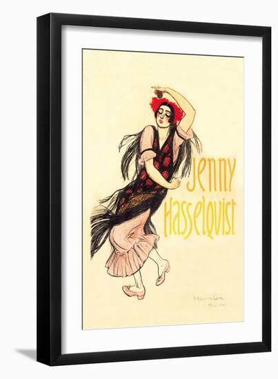 Jenny Hasselquist, c.1920-Théophile Alexandre Steinlen-Framed Art Print