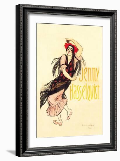 Jenny Hasselquist, c.1920-Théophile Alexandre Steinlen-Framed Art Print