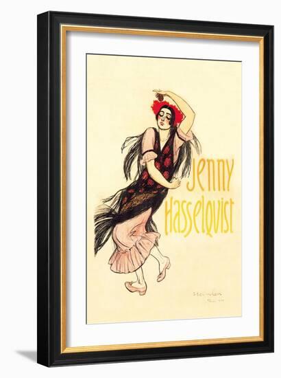 Jenny Hasselquist, c.1920-Théophile Alexandre Steinlen-Framed Art Print