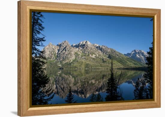 Jenny Lake, Grand Teton National Park, Wyoming, United States of America, North America-Michael DeFreitas-Framed Premier Image Canvas