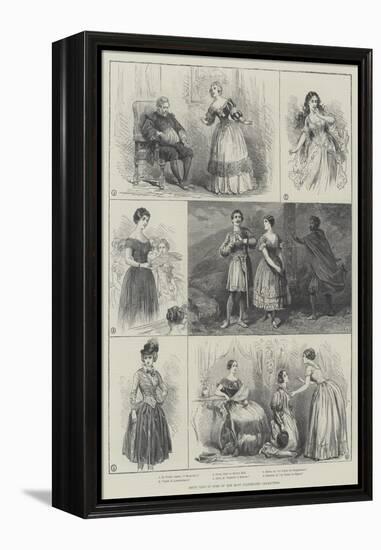 Jenny Lind in Some of Her Most Celebrated Characters-null-Framed Premier Image Canvas