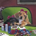 Poker Dogs 2-Jenny Newland-Giclee Print