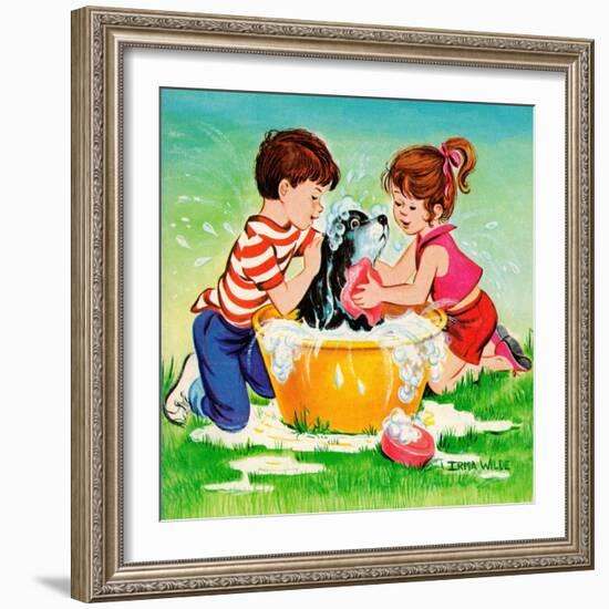 Jenny's Secret - Jack & Jill-Irma Wilde-Framed Giclee Print