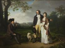 Niels Ryberg with His Son Johan Christian and His Daughter-In-Law Engelke, Née Falbe, 1797-Jens Juel-Giclee Print