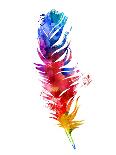 Two Feathers Watercolor II-Jensen Adamsen-Art Print