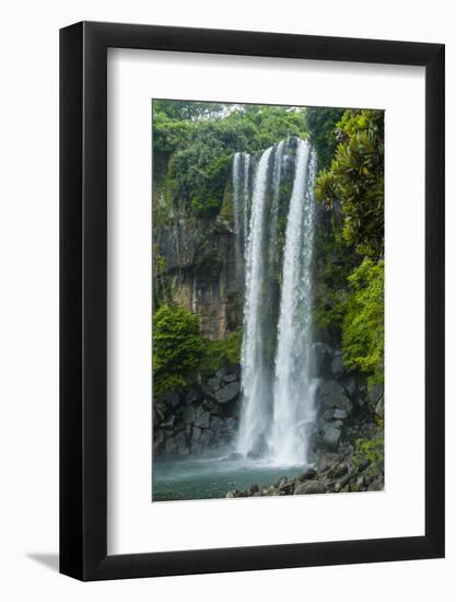 Jeongbang Pompom Waterfall, Jejudo Island, South Korea-Michael Runkel-Framed Photographic Print