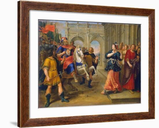 Jephtha's Daughter, 1640-1650-Peeter van Lint-Framed Giclee Print