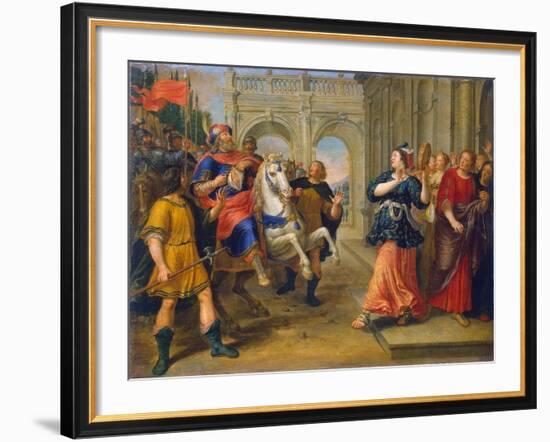 Jephtha's Daughter, 1640-1650-Peeter van Lint-Framed Giclee Print