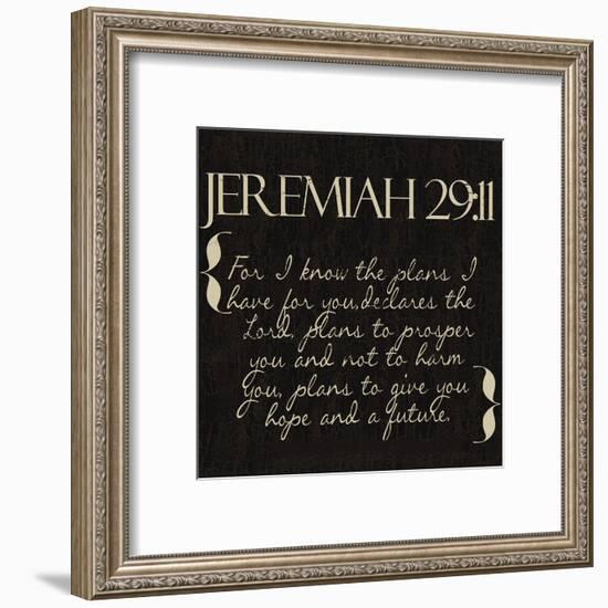 Jeremiah 29-11-Taylor Greene-Framed Art Print