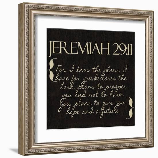 Jeremiah 29-11-Taylor Greene-Framed Art Print