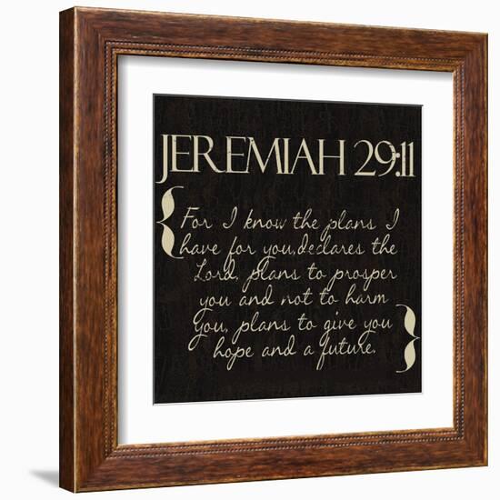 Jeremiah 29-11-Taylor Greene-Framed Art Print