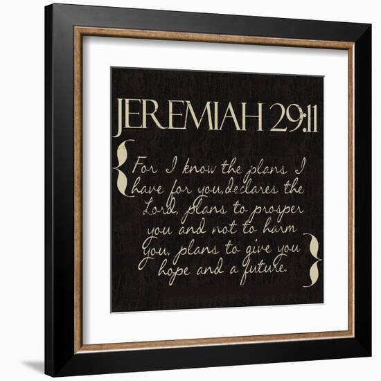 Jeremiah 29-11-Taylor Greene-Framed Art Print