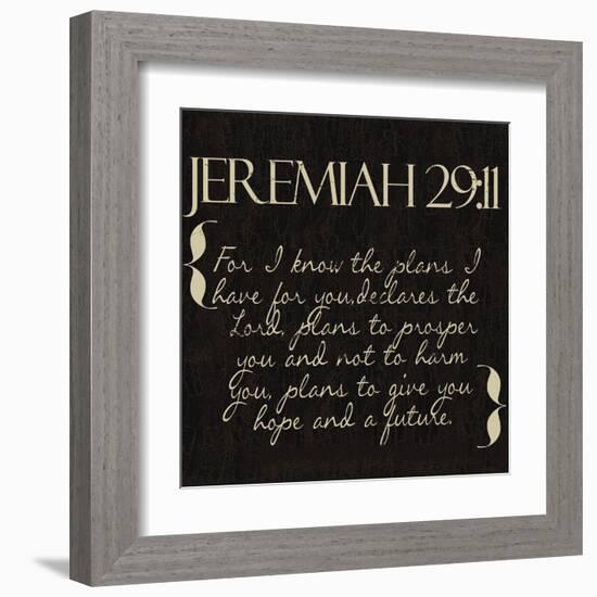 Jeremiah 29-11-Taylor Greene-Framed Art Print