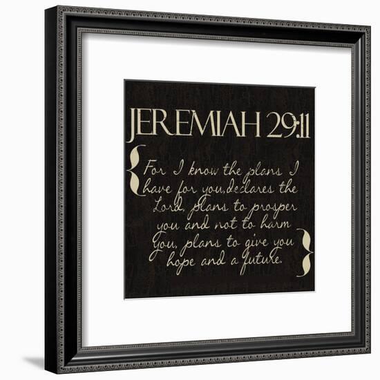 Jeremiah 29-11-Taylor Greene-Framed Art Print