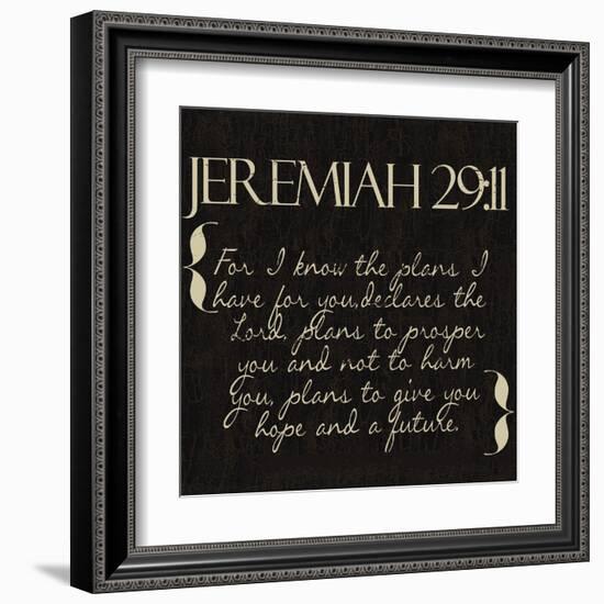 Jeremiah 29-11-Taylor Greene-Framed Art Print