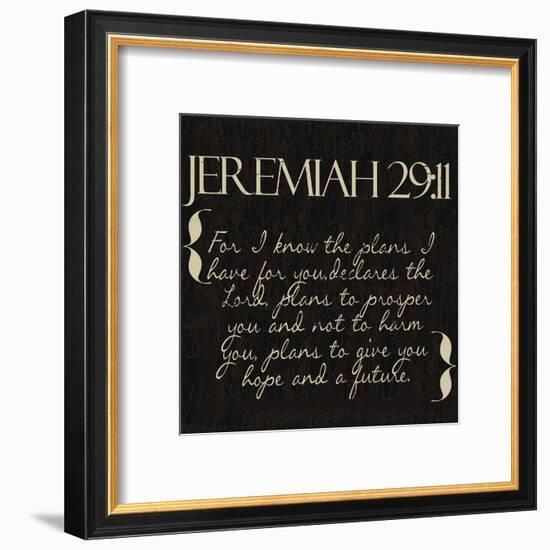 Jeremiah 29-11-Taylor Greene-Framed Art Print