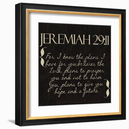 Jeremiah 29-11-Taylor Greene-Framed Art Print