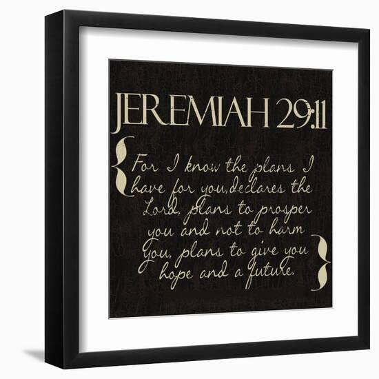 Jeremiah 29-11-Taylor Greene-Framed Art Print