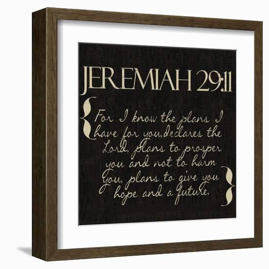 Jeremiah 29-11-Taylor Greene-Framed Art Print