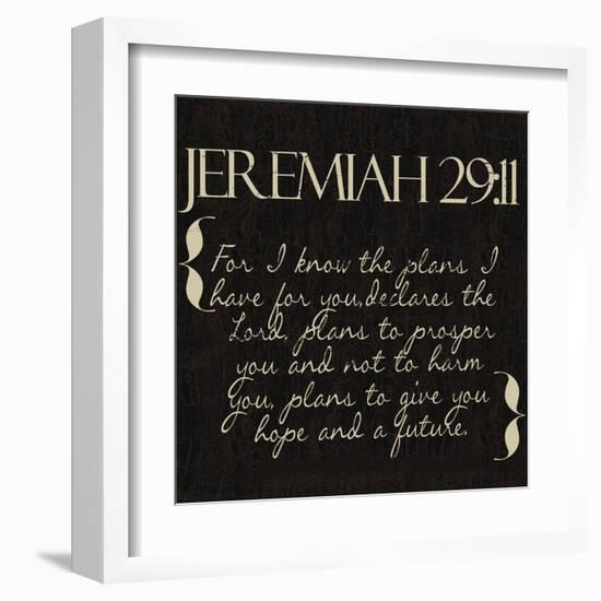 Jeremiah 29-11-Taylor Greene-Framed Art Print