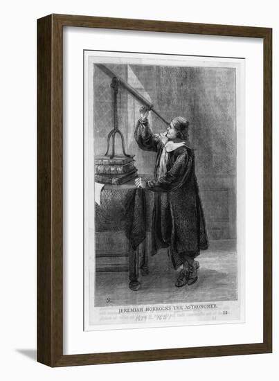 Jeremiah Horrocks English Astronomer-null-Framed Art Print