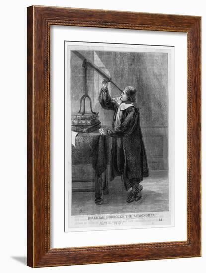 Jeremiah Horrocks English Astronomer-null-Framed Art Print