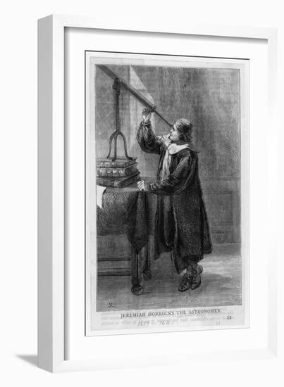 Jeremiah Horrocks English Astronomer-null-Framed Art Print