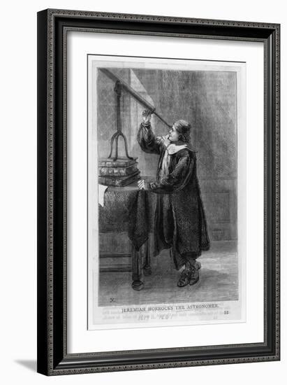 Jeremiah Horrocks English Astronomer-null-Framed Art Print