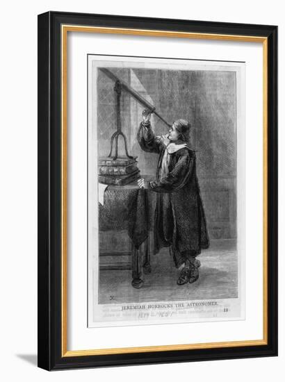 Jeremiah Horrocks English Astronomer-null-Framed Art Print