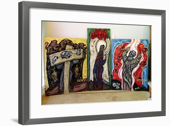 Jeremiah, Isaiah and Ezekiel, from 'the Books of Prophets', 1995-Alek Rapoport-Framed Giclee Print