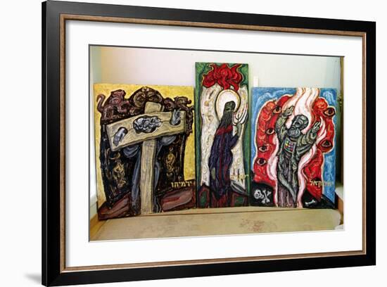 Jeremiah, Isaiah and Ezekiel, from 'the Books of Prophets', 1995-Alek Rapoport-Framed Giclee Print