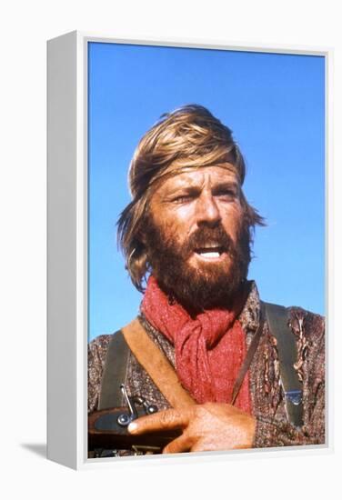 JEREMIAH JOHNSON, 1972 directed by SYNEY POLLACK Robert Redford (photo)-null-Framed Stretched Canvas