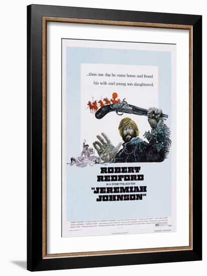 Jeremiah Johnson, Robert Redford, 1972-null-Framed Art Print