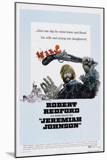 Jeremiah Johnson, Robert Redford, 1972-null-Mounted Art Print