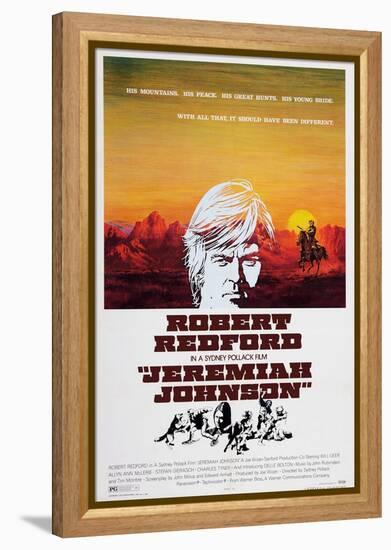 Jeremiah Johnson, Top: Robert Redford, 1972-null-Framed Stretched Canvas