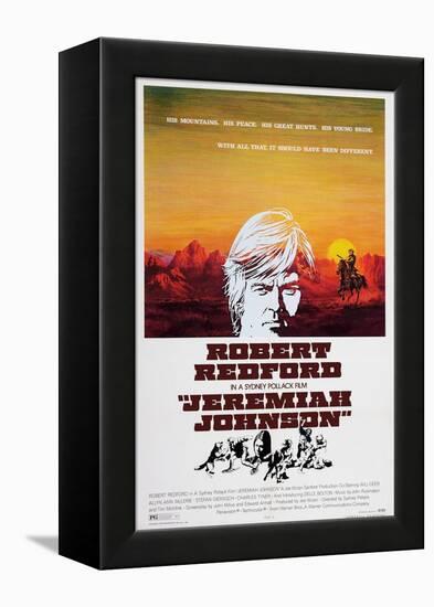 Jeremiah Johnson, Top: Robert Redford, 1972-null-Framed Stretched Canvas