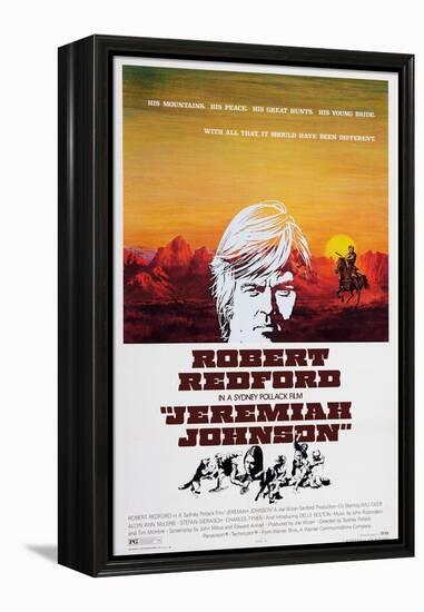 Jeremiah Johnson, Top: Robert Redford, 1972-null-Framed Stretched Canvas