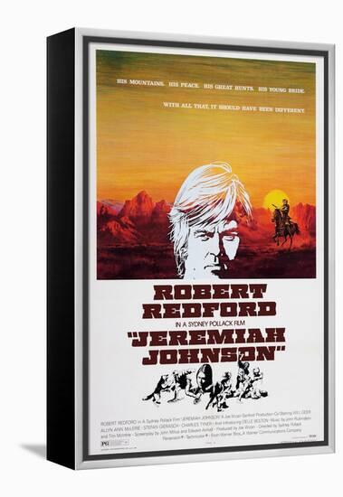 Jeremiah Johnson, Top: Robert Redford, 1972-null-Framed Stretched Canvas