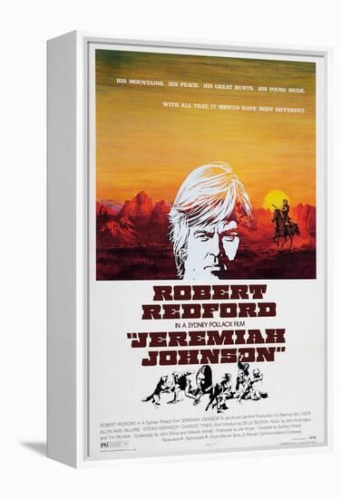 Jeremiah Johnson, Top: Robert Redford, 1972-null-Framed Stretched Canvas