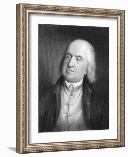 Jeremy Bentham, English Social Reformer and Philosopher-null-Framed Giclee Print