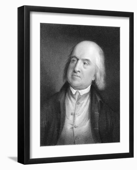 Jeremy Bentham, English Social Reformer and Philosopher-null-Framed Giclee Print