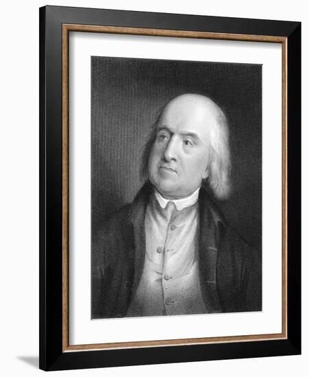 Jeremy Bentham, English Social Reformer and Philosopher-null-Framed Giclee Print