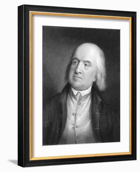 Jeremy Bentham, English Social Reformer and Philosopher-null-Framed Giclee Print