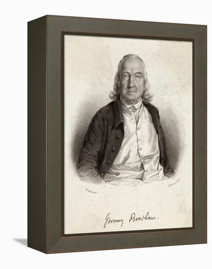 Jeremy Bentham Philosopher and Economist-J. Thomson-Framed Stretched Canvas