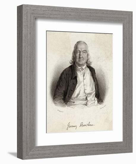 Jeremy Bentham Philosopher and Economist-J. Thomson-Framed Premium Giclee Print