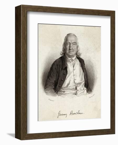 Jeremy Bentham Philosopher and Economist-J. Thomson-Framed Premium Giclee Print