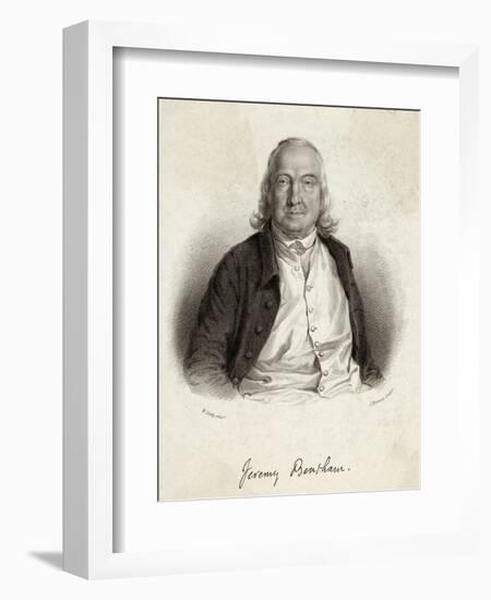 Jeremy Bentham Philosopher and Economist-J. Thomson-Framed Premium Giclee Print