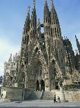 Sagrada Familia, the Gaudi Cathedral in Barcelona, Cataluna, Spain, Europe-Jeremy Bright-Photographic Print